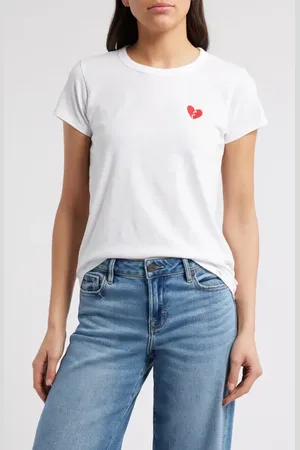 RAG&BONE Broken Heart Cotton T-Shirt in at Nordstrom, Size Large