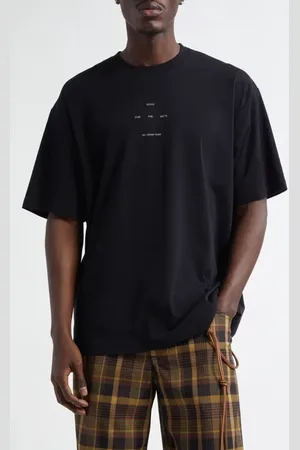 SONG FOR THE MUTE Logo Oversize Cotton Graphic T-Shirt in at Nordstrom, Size 36 Us