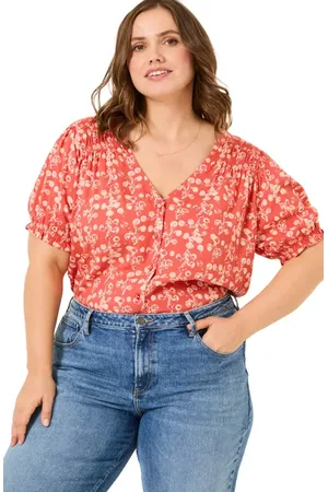 Fat Face Plus Size Jade Blouse in at Nordstrom, Size 20