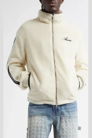 AMIRI Bones High Pile Fleece Jacket in at Nordstrom, Size Medium