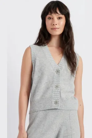 Chinti & Parker Wool and Cashmere Blend Knit V Neck Waistcoat in at Nordstrom, Size Small