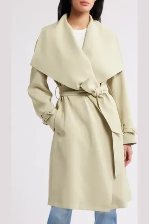 BCBG Max Azria Belted Trench Coat in at Nordstrom, Size Medium