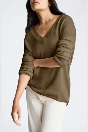 Kenneth Cole Oversize V-Neck Sweater in at Nordstrom, Size X-Small