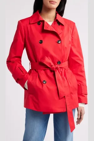Sam Edelman Belted Trench Coat in at Nordstrom, Size Medium