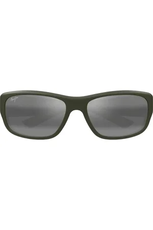Maui Jim Mauklele 64mm PolarizedPlus2?? Wraparound Rectangular Sunglasses in at Nordstrom