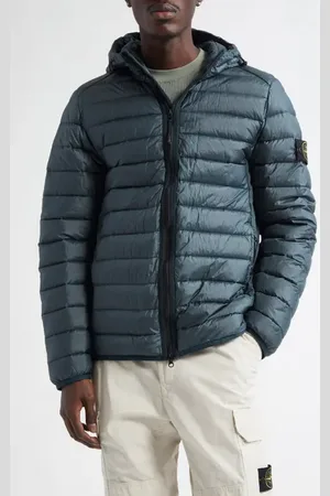 Stone Island Hooded Down Puffer Jacket in at Nordstrom, Size Small