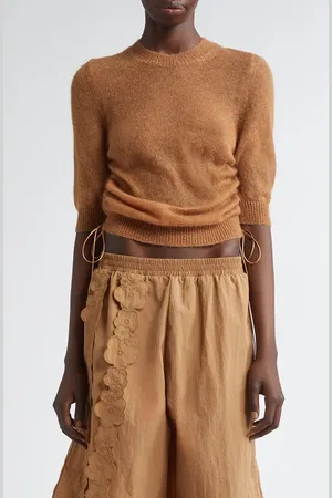 Cecilie Bahnsen Videl Adjustable Mohair Blend Sweater in at Nordstrom, Size Large