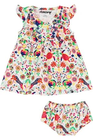 Mixed Up Baby Vestito Dress Set in at Nordstrom, Size 6-9M