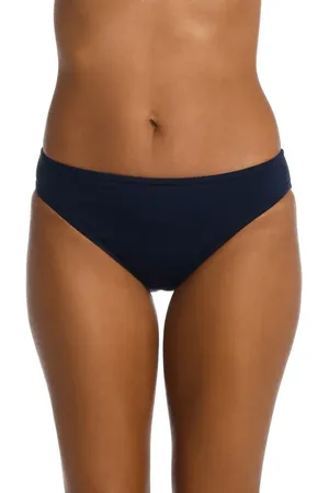 La Blanca Solid Hipster Bikini Bottoms in at Nordstrom, Size 4
