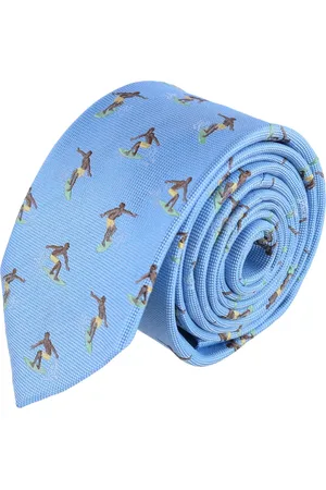 Trafalgar Raglan Surfing Novelty Silk Necktie in at Nordstrom
