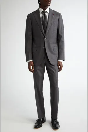 ISAIA Sanita Plaid Wool Suit in at Nordstrom, Size 38 Us