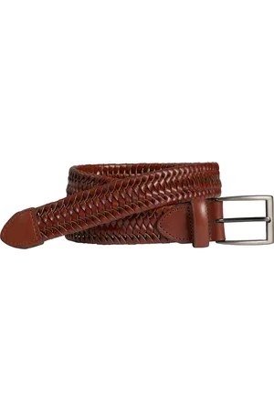 Johnston & Murphy Braided Leather Belt in at Nordstrom, Size 32