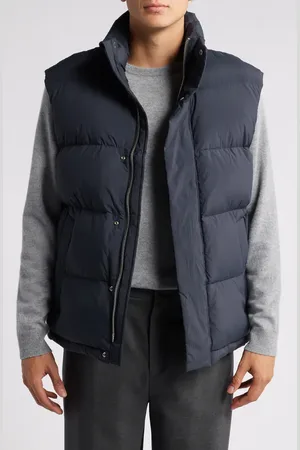 NN.07 Matthew Water Repellent Quilted Down Puffer Vest in at Nordstrom, Size Large