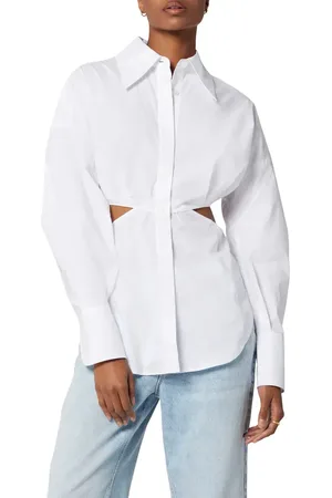 Equipment Alya Cutout Button-Up Shirt in at Nordstrom, Size 0