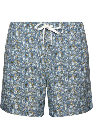Eton Pineapple Print Swim Trunks in at Nordstrom, Size Large
