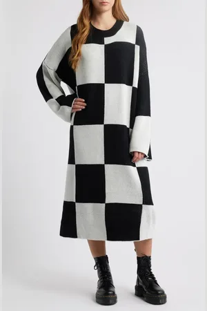 Dressed in Lala Literally Limitless Long Sleeve Oversize Sweater Dress in at Nordstrom, Size Large