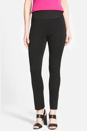 Ming Wang Slim Knit Pants in at Nordstrom, Size Small