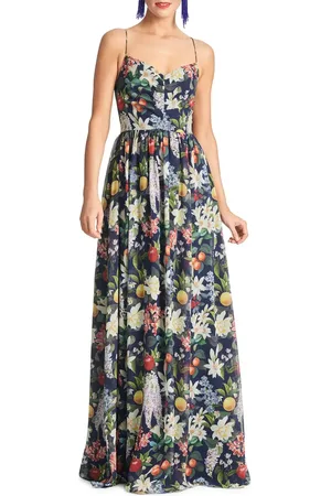 Sachin & Babi Sienna Floral Chiffon Gown in at Nordstrom, Size 6