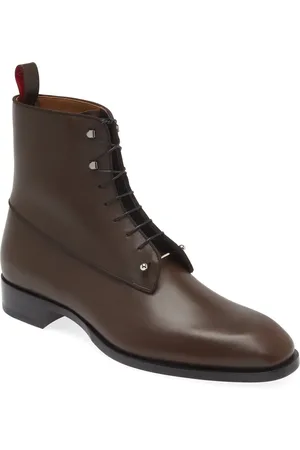 Christian Louboutin Chambeliboot Flat Piercing Detail Boot in at Nordstrom, Size 8Us