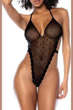 Mapalé Lace Thong Teddy in at Nordstrom, Size 3X