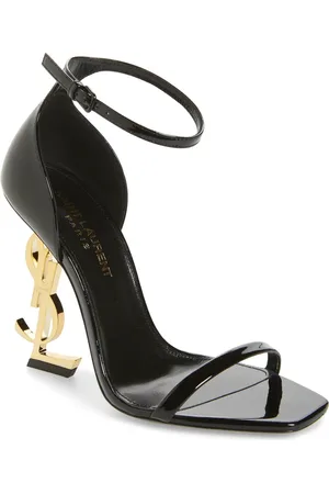 Saint Laurent Opyum YSL Ankle Strap Sandal in at Nordstrom, Size 9.5Us
