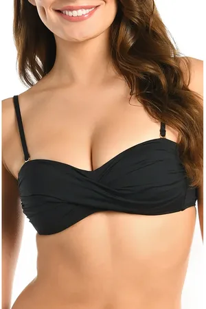La Blanca Island Goddess Twist Bandeau Bikini Top in at Nordstrom, Size 4