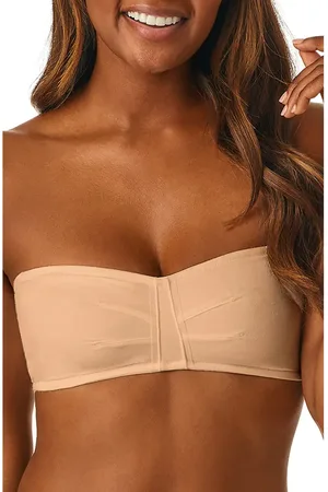 On Gossamer Cabana Strapless Cotton Blend Bandeau in at Nordstrom, Size Small