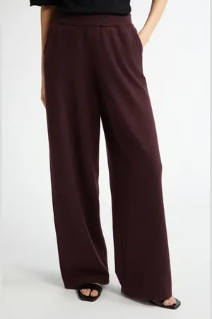 Johnstons Of Elgin Performance High Waist Cashmere Blend Sweater Pants in at Nordstrom, Size Small