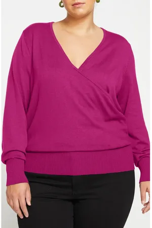 UNIVERSAL STANDARD Statement Wrap Sweater in at Nordstrom, Size 2Xl