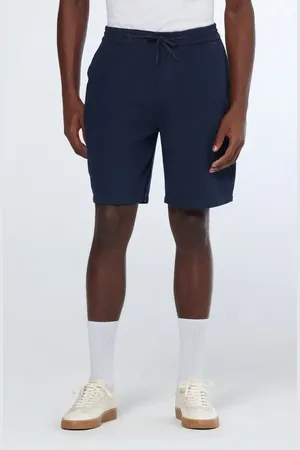 Scotch&Soda Cotton & Linen Twill Drawstring Bermuda Shorts in at Nordstrom, Size 30