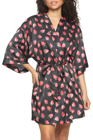 Black Bow Muse Robe in at Nordstrom, Size Small