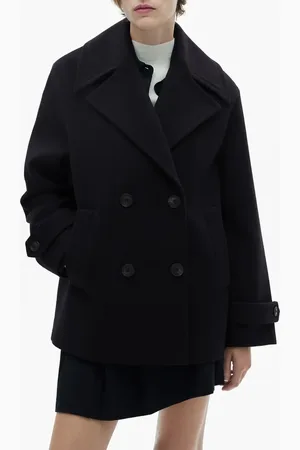 MANGO Double Breasted Coat in at Nordstrom, Size Small