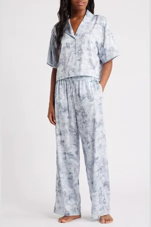 Open Edit Boxy Everyday Satin Pajamas in at Nordstrom, Size Large