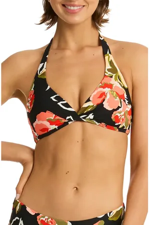 SEA LEVEL Juniper Twist Front Multifit Bikini Top in at Nordstrom, Size 4 Us