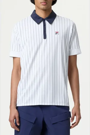 Fila Iconic Peformance Polo in White/ Navy at Nordstrom, Size Medium