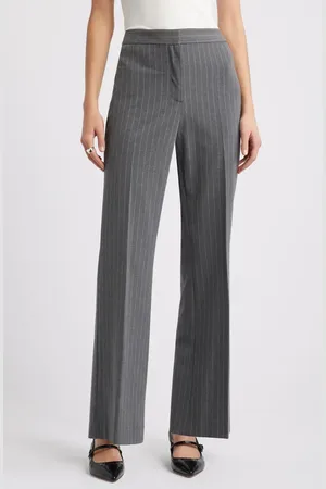 Open Edit Pinstripe Flare Pants in at Nordstrom, Size 4