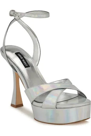 Nine West Jessie Ankle Strap Platform Sandal in at Nordstrom, Size 8