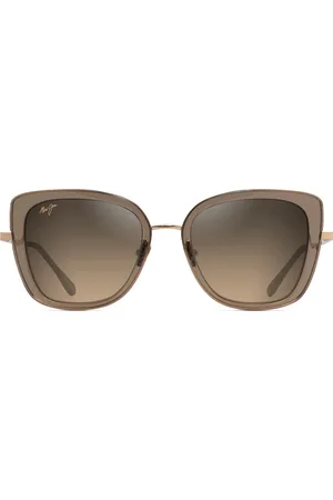 Maui Jim Violet Lake 53mm Polarized Round Sunglasses in at Nordstrom