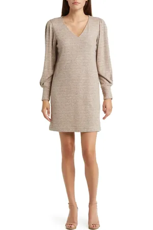 Julia Jordan Long Sleeve Sweater Minidress in at Nordstrom, Size 2