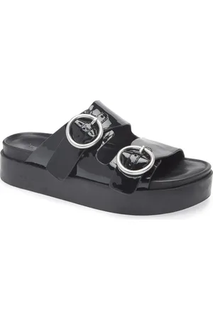 RAG&BONE Geo Buckle Platform Slide Sandal in at Nordstrom, Size 5Us
