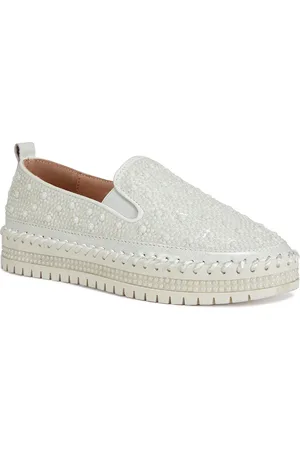 AZALEA WANG Rhinestone Sneaker in at Nordstrom, Size 10