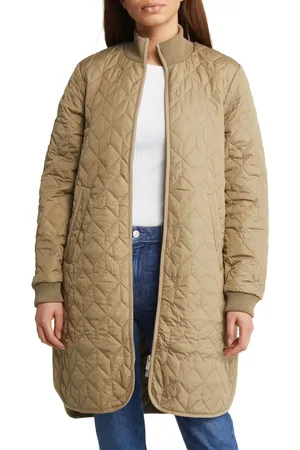 Ilse Jacobsen Isle Jacobsen Long Quilted Jacket in at Nordstrom, Size 8 Us