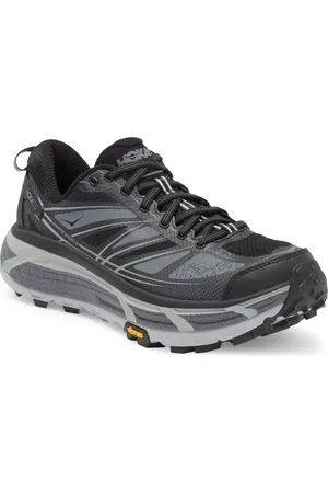 Hoka One One Mafate Speed 2 Sneaker in Black /Castlerock at Nordstrom, Size 7