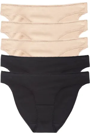 On Gossamer 5-Pack Cabana Stretch Cotton Bikinis in at Nordstrom, Size Small