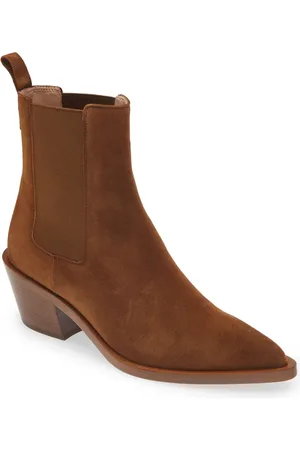 Gianvito Rossi Suede Chelsea Boot in at Nordstrom, Size 6Us