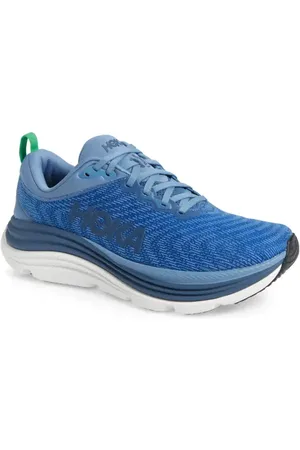 Hoka One One Gaviota 5 Running Shoe in Downpour /Thunder Cloud at Nordstrom, Size 8