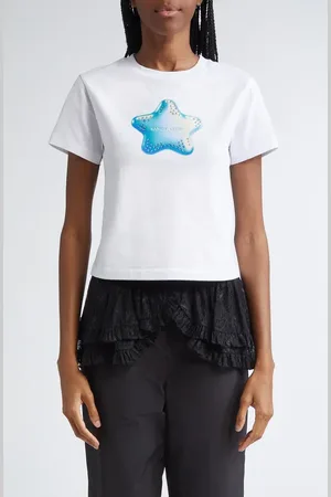 SANDY LIANG Ame Graphic Baby Tee in at Nordstrom, Size Large