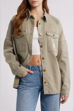 Rip Curl San Carlos Embroidered Cotton Twill Jacket in at Nordstrom, Size X-Large