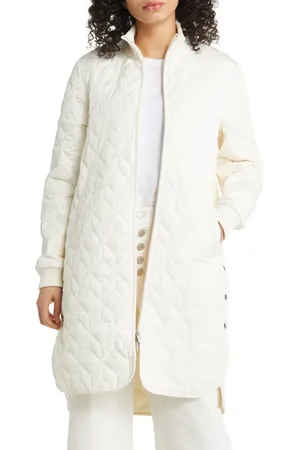 Ilse Jacobsen Isle Jacobsen Long Quilted Jacket in at Nordstrom, Size 10 Us