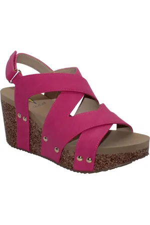 Volatile Tory Crisscross Wedge Sandal in at Nordstrom, Size 7